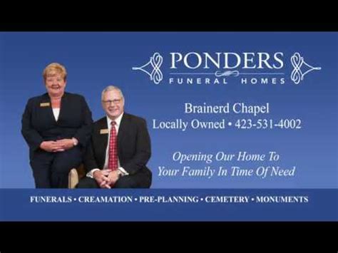 Ponders Funeral Home Brainerd Chapel - YouTube