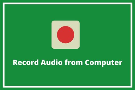 Image result for Recording Audio On Computer