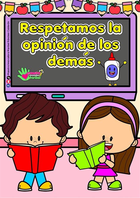 Pin de Mtra. Anita 🖤 en Normas de convivencia | Actividades de lectura ...