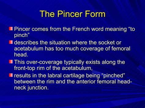 Femoro acetabular impingement syndrome | PPT