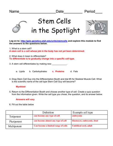 Stem Cells Free Science Lessons 的图像结果