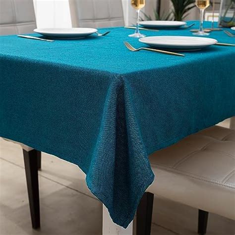 Buy wolpin Polyvinyl Chloride Pvc Dining Rectangular Table Cover & 4 ...