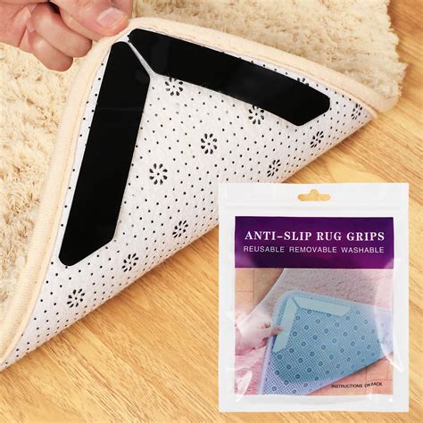 Amazon.com: [12 Pack] Rug Pad Gripper, Washable Reusable Carpet Tapes ...