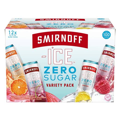Smirnoff Ice Zero Sugar Variety Pack 12 ct, 12 fl oz | Shipt