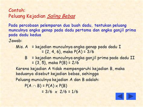Contoh Soal Peluang Kejadian Saling Bebas