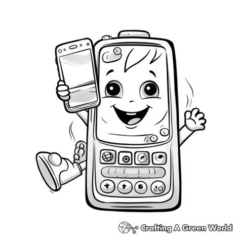 Phone Coloring Pages 的图像结果