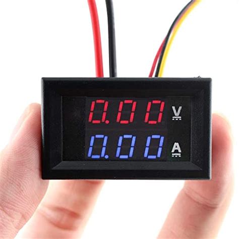 Eiechip 0.28"Led Digital Voltmeter Ammeter Dc Digital Multimeter 100V ...