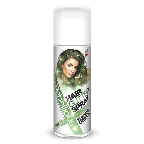 Green Glitter Hair Spray – All About Celebrations