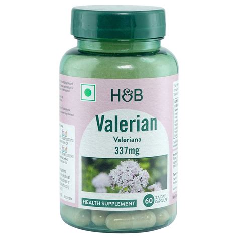 Buy Holland & Barrett Valerian 337mg Health Supplement, 60 Capsules ...