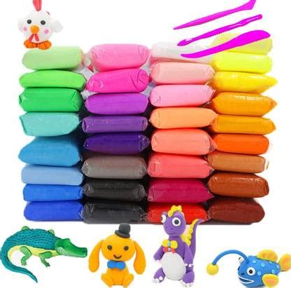 CrazyBuy Magic Clay With 12 Colors Air Dry Clay for Kids with Clay ...