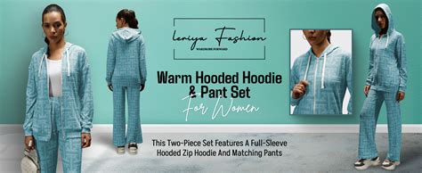 Buy LERIYA FASHION Co-ord Set for Women Stylish | Warm Hooded Hoodie ...