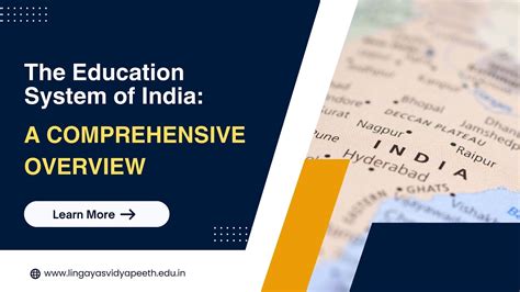 The Education System of India: A Comprehensive Overview