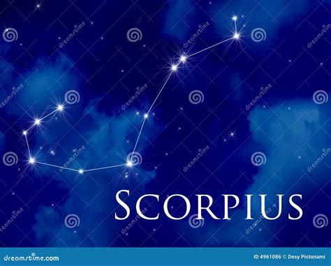Constellation Scorpius Royalty Free Stock Image - Image: 4961086