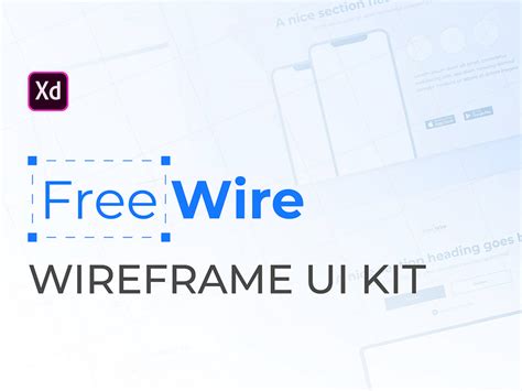 FreeWire - Free Wireframe Kit For Adobe XD - UIBundle
