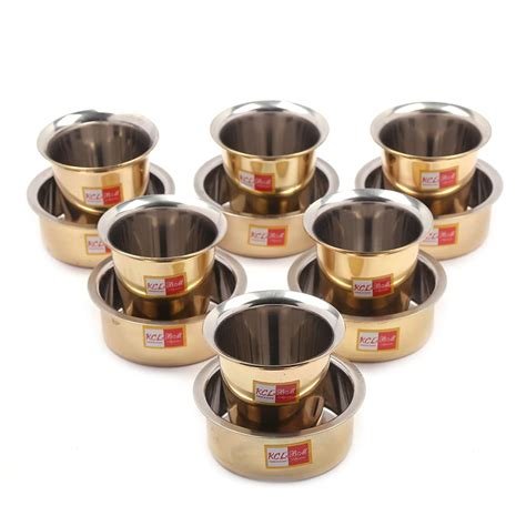 Buy KCL PVD Coating Kumbakonam Dabara Set/Traditional Kumbakonam Coffee ...