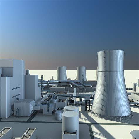 Thermal Power Plant 3D model | CGTrader