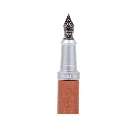 Buy Tan Shakespeare Fountain Pen Online - Hidesign