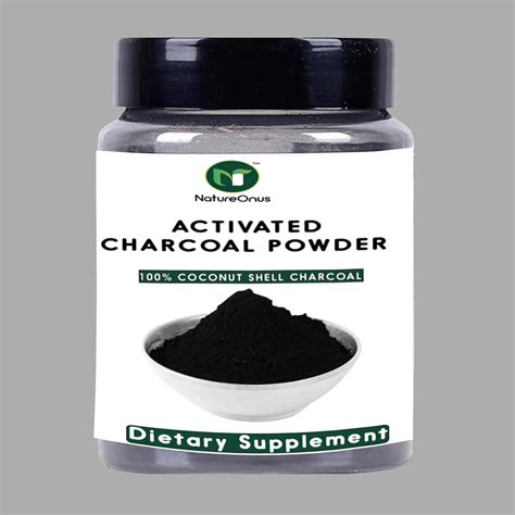NatureOnus Activated Charcoal Powder 350g | AAA+ Grade Coconut Shells ...