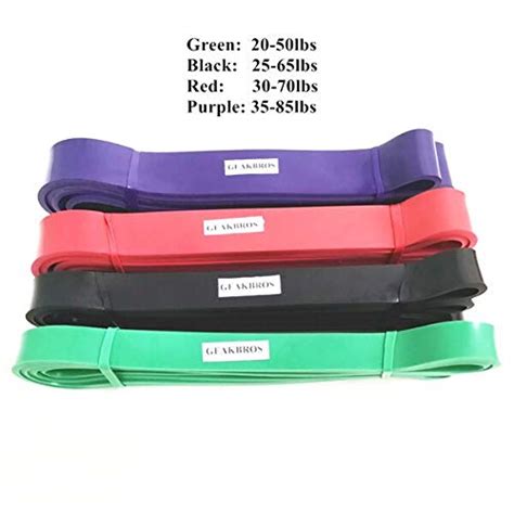 Generic Resistance Bands Exercise Elastic Band Workout Rubber Loops ...
