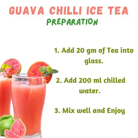 Guava Chilly Iced Tea | 1 Kg Pack | For 10 Liter – joymint