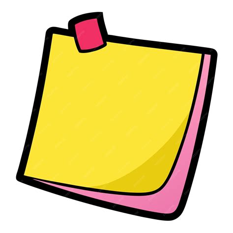 Sticky notes clipart vector art and illustration | Premium AI-generated ...