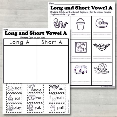 How to Teach Long A Sound for Kindergarten - 4 Kinder Teachers
