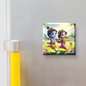 Printsy Little Shri Krishna Cartoon Fridge Magnet Pack of 1 Price in ...