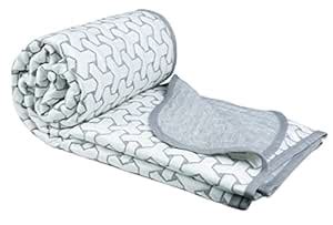 Buy BSB HOME 100% Cotton Reversible Dohar Single Bed, Soft Lightweight ...