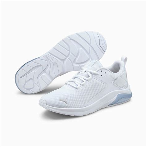 Puma Brand Men's Electron E Laced Sports Shoes 380435 02 (White ...