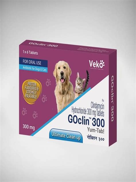 Veko Goclin 300Mg Yum-Tab 6 Tablets For Dogs & Cats – Cadotails
