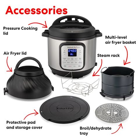 Instant Pot® Duo Crisp™ + Air Fryer 8-quart Multi-Use Pressure Cooker ...