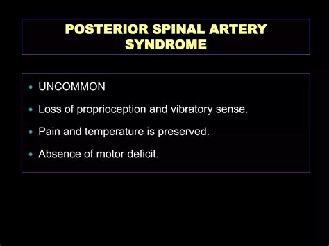 Spinal cord syndromes | PPSX