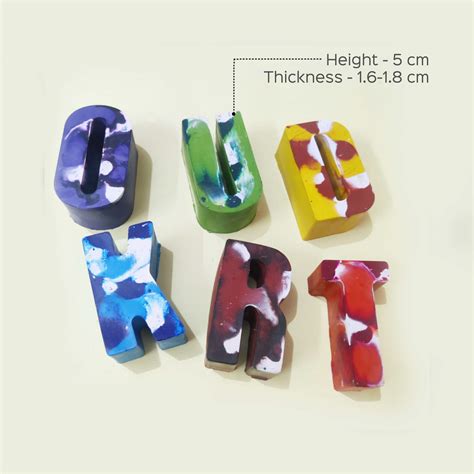 Buy Personalized Solid Wax Crayons for Kids Online On Zwende