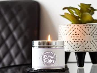 First Row Aromatic Fables Scented Tin Candle | Decorative Rustic ...