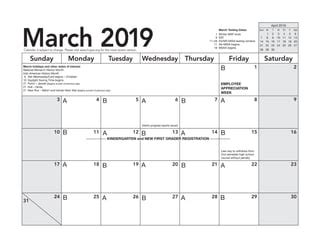 HCPSS Calendar2018-19 | PPT