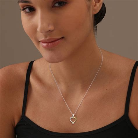 LeCalla - Buy 925 Sterling Silver Heart Pendant Necklace Online ...