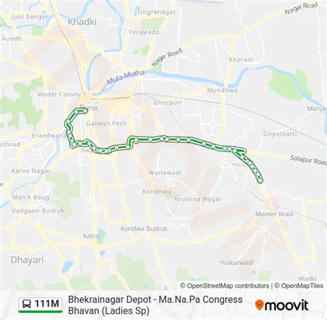 111M Route: Schedules, Stops & Maps - Bhekrai Nagar (Ladies Sp) (Updated)