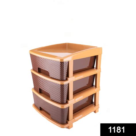 1181 Plastic Modular Drawer 3 Tier Organisers – Sky Shopy