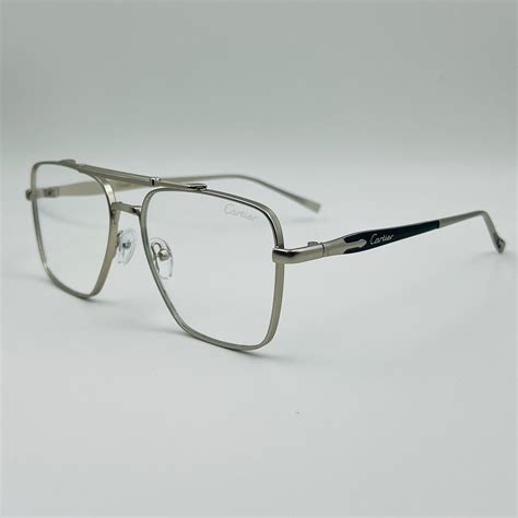 CARTEER Silver Metalic frame – Mr.chasmawala.in