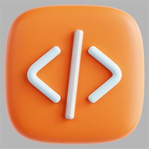 3d code button | Premium Photo