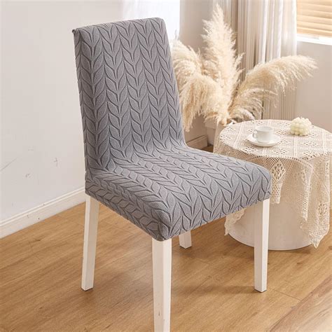 HOMETHREADS Stretchable Elastic Jacquard Chair Seat Cover – Removable ...