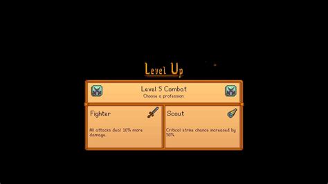 Should You Choose Fighter Or Scout In Stardew Valley - GameSpot