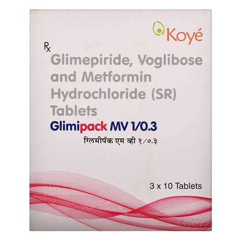 Glimipack MV 1/0.3 Tablet | Uses, Side Effects, Price | Apollo Pharmacy