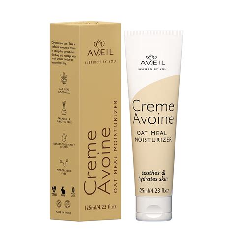 AVEIL Creme Avoine Oat Meal Moisturizer-Pack Of 1-125Ml ...