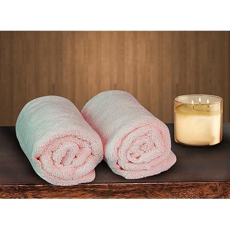 Bombay Dyeing Cotton Hand Towel Set Super Ultrx (Peony, 40 Cm x 60 Cm ...