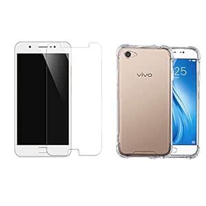 HyperTake (Bumper Corner) Transparent Back Case and Tempered Glass ...