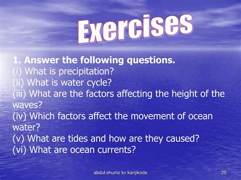 WATER, class 7 geography lesson 5, cbse | PDF