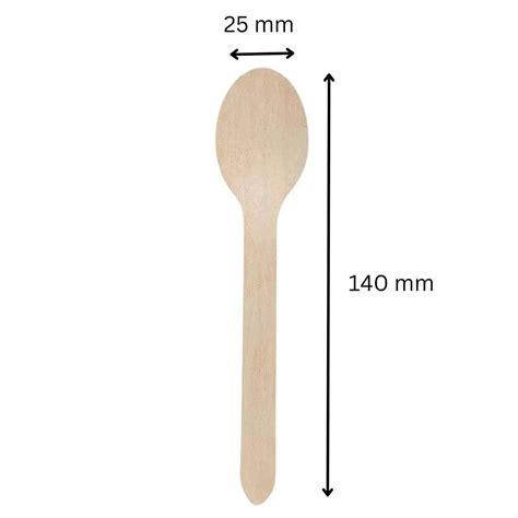 Wooden Spoon 140 mm | Disposable Eco-Friendly Spoons