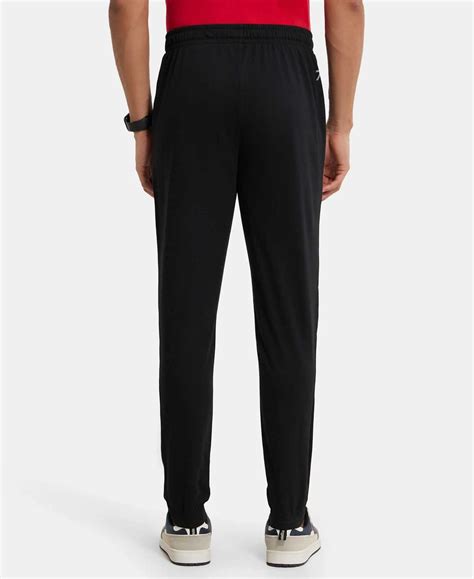 Buy Super Combed Cotton Rich Jogger with StayFresh Treatment - Black ...