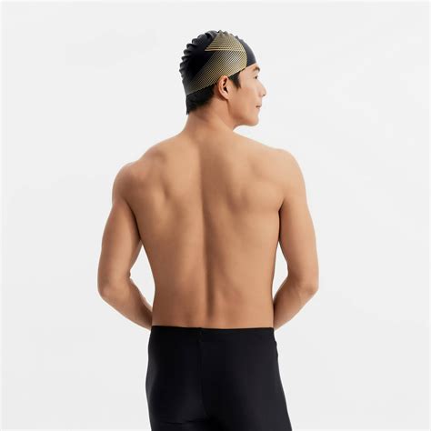 Silicone Swim Cap for Kids & Adults One Size (50-64 cm) Tria - Black